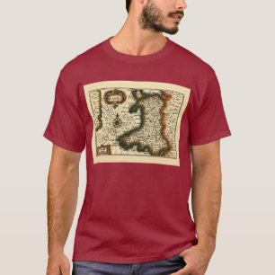Wales - Historische Oude Antiquarische Britse Atla T-shirt