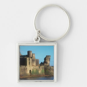Wales - Kasteel Caerphilly, met uitzicht op de Sleutelhanger