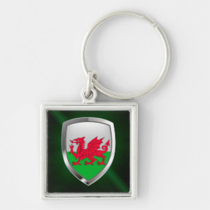 Wales Metallic Emblem Sleutelhanger