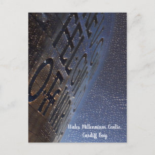 Wales Millennium Center Starry Effect Briefkaart