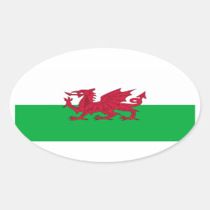 WALES OVALE STICKER