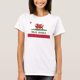 Wales Republic Dragon Flag Welsh Pride T-shirt