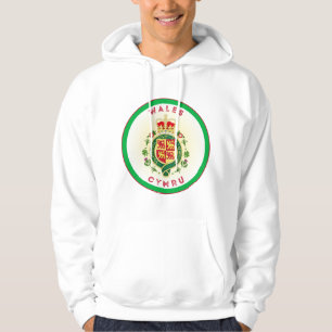 Wales Royal Badge Circle Shape Hoodie