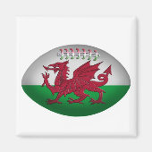 Wales Rugby Ball Magneet (Voorkant)