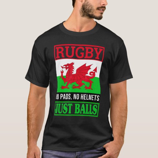 Wales   Rugby T-shirt (Voorkant)