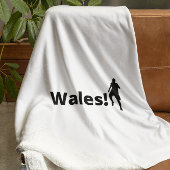 Wales Soccer Fleece Deken