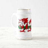 Wales Stein Bierpul (Voorkant links)