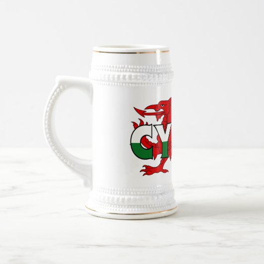 Wales Stein Bierpul (Links)