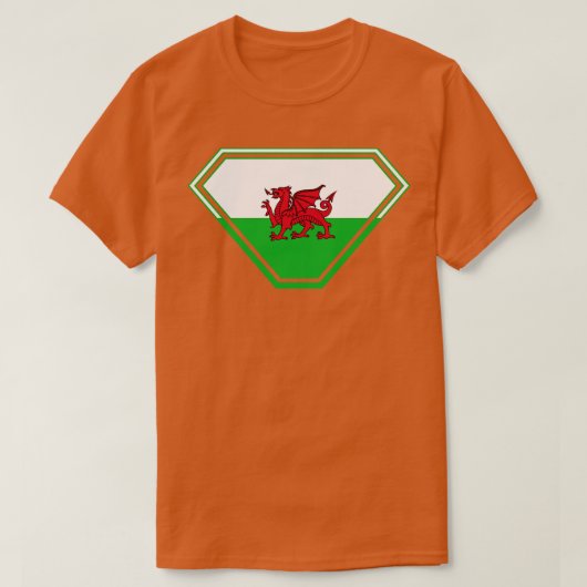 Wales SuperEmpowered Shield T-shirt (Design voorkant)