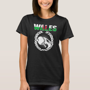 Wales Table Tennis Welsh Ping Pong Team Support T-shirt