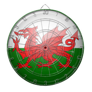 Wales Theme Dartboard Dartbord