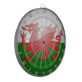 Wales Theme Dartboard Dartbord (Voorkant Links)