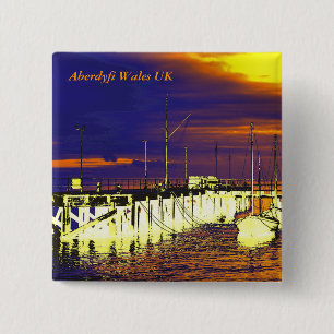 WALES VIERKANTE BUTTON 5,1 CM