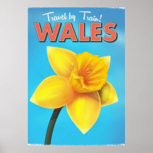 Wales vintage-poster poster
