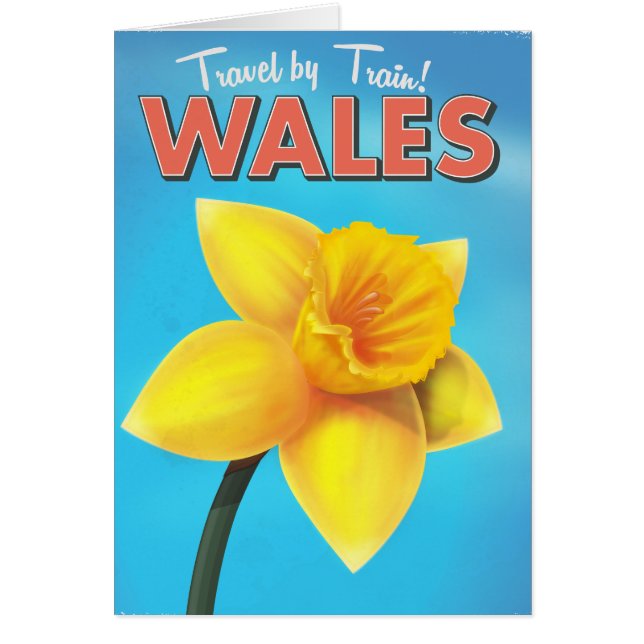 Wales vintage reisposter (Voorkant)
