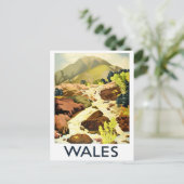 Wales vintage travel Carte postale (Debout devant)