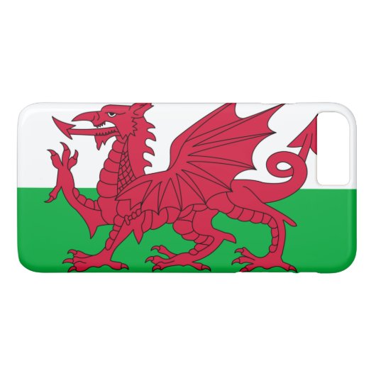Wales vlag Case-Mate iPhone case (Achterkant (Horizontaal))
