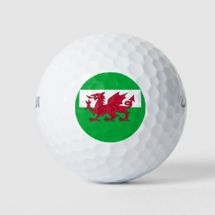 wales vlag golfballen