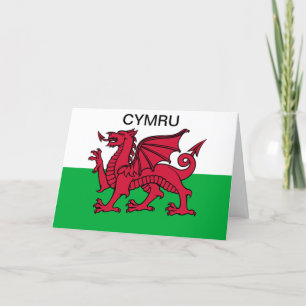 Wales Vlag Rode draak Cymru Sports Welsh kaart