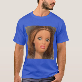 Walgelijk poppengezicht t-shirt