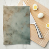 Walgelijke oude gekleurde beschimmelde grap theedoek (Quarter Fold)