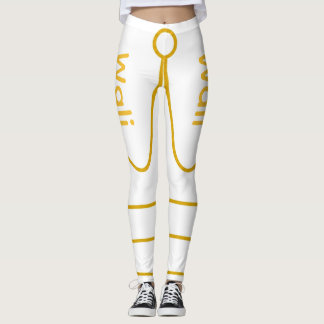 Wali in gouden letters leggings