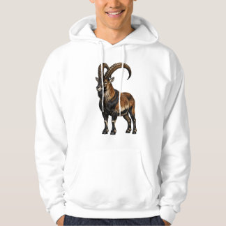 Walia Ibex Wildlife Grafische Hoodie - Ethiopisch 