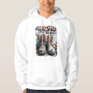 Walk a Mile in My Shoes beroemd gemaakt door Inspi Hoodie