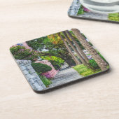 Walk Along Rainbow Row Bier Onderzetter (Linkerzijde)