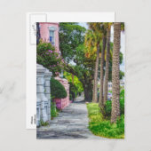 Walk Along Rainbow Row Briefkaart (Voorkant / Achterkant)