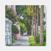 Walk Along Rainbow Row Magneet (Voorkant)