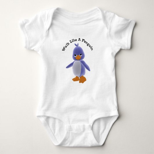 Walk als een Penguin Crawler T-Shirt (Voorkant)
