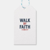 Walk By Faith  Cadeaulabel (Voorkant)