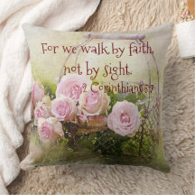 Walk By Faith Not By Sight Sierkussen Decor