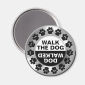Walk de Dog Magnet Magneet (Voorkant / Achterkant)