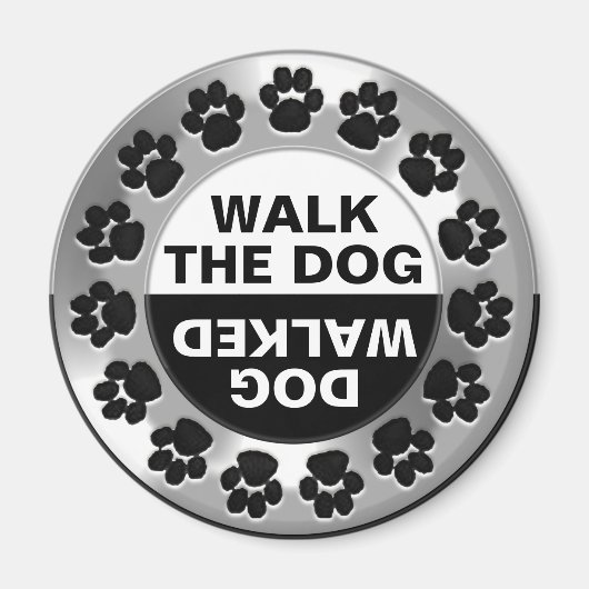 Walk de Dog Magnet Magneet (Voorkant)