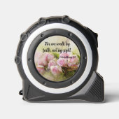 Walk Faith Niet Sight Scripture Tool Tape Meetlint Rolmaat (Voorkant)