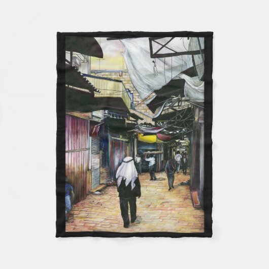 Walk Home door Antiquity, Jerusalem Fleece Deken (Voorkant)