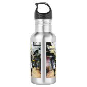 Walk Home door Antiquity, Jerusalem Waterfles (Achterkant)