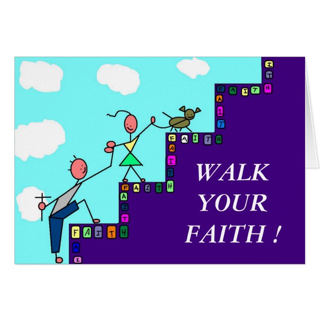 WALK JE FAITH! (Voorkant Horizontaal)