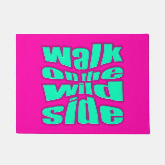 walk on the wild side deurmat (Voorkant)