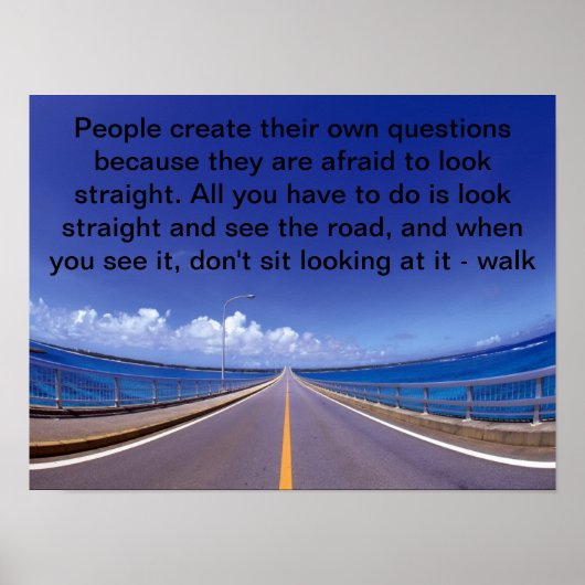 Walk Poster (Voorkant)