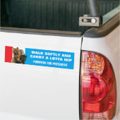 Walk Softly and Carry Nip Pumpkin for President Bumpersticker (Op Truck)