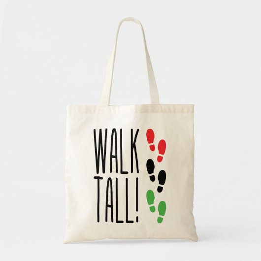 Walk Tall Tote Bag (Voorkant)