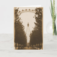 Walk the Line - London Eye - Carte de voeux