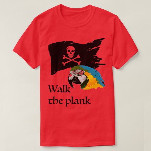 Walk the plank t-shirt (Design voorkant)