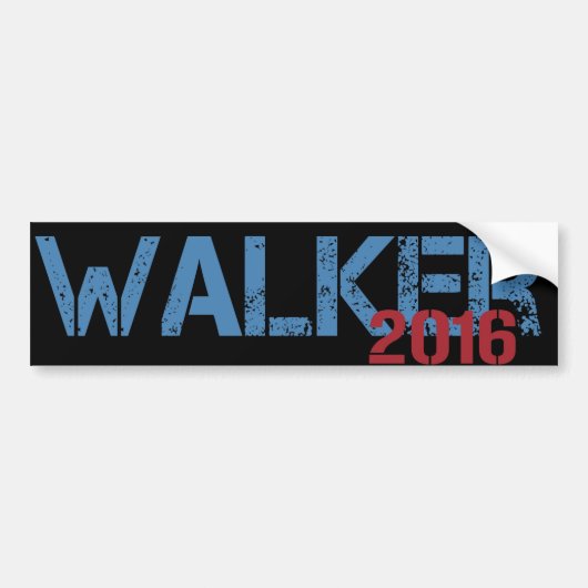 Walker 2016 bumpersticker (Voorkant)