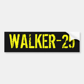 WALKER-25 Bumpersticker