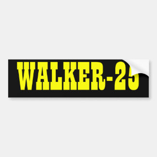 WALKER-25 Bumpersticker