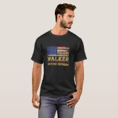 Walker Achternaam Shirt Team Walker Levenslang Lid (Voorkant volledig)